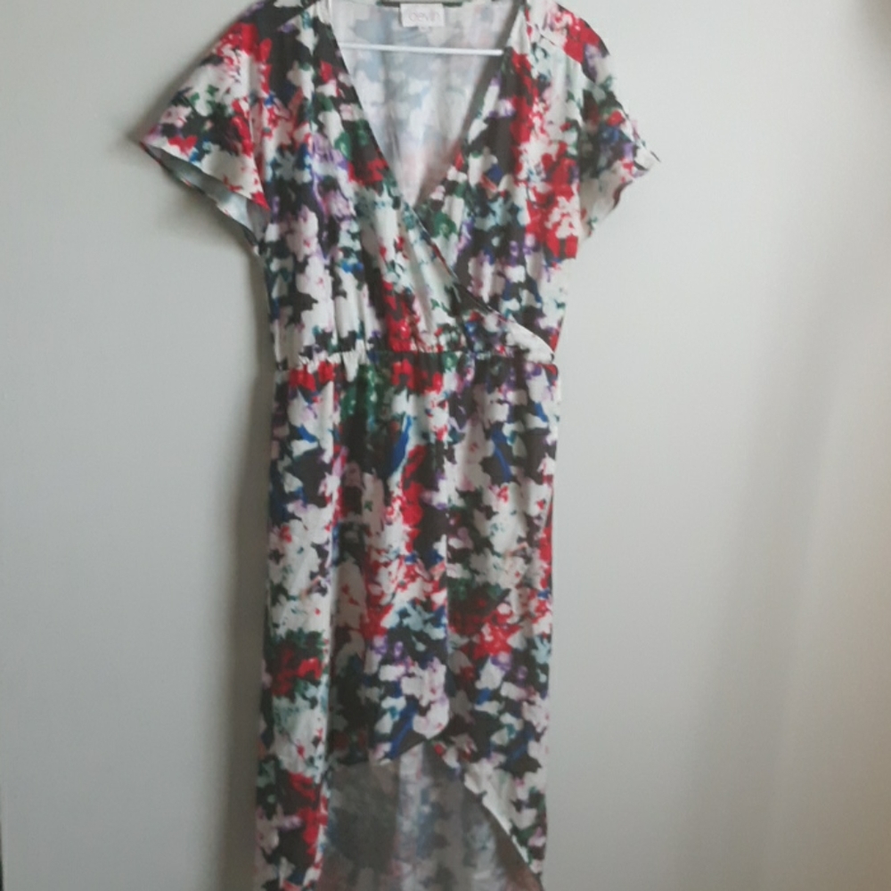 Multicolored Hi Low Dress